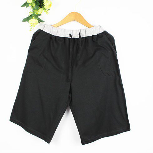 清仓 夏季纯棉男士睡裤短裤纯棉薄款家居宽松大码五分休闲大裤衩