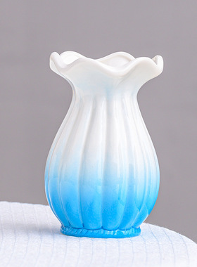 陶瓷花瓶套装简约陶瓷花瓶家居装饰品摆件白色装饰工艺品套装花瓶