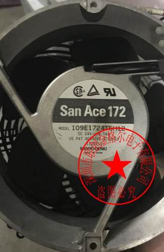 SAN ACE172 109E1724T5H12 24V 0.58A原装日本铝框风扇