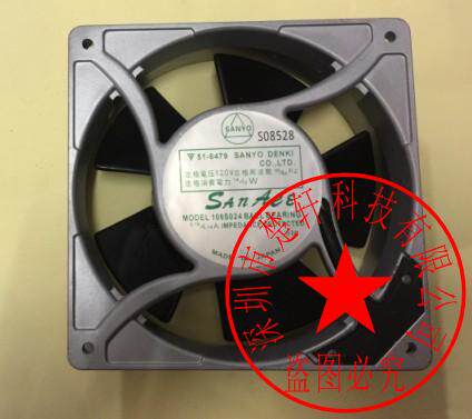 109S024 120V 14W 原装日本120*120*38MM 铝框设备风扇