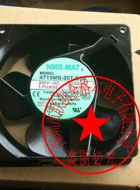 4715MS-20T-B5A4715HS-20T-B5A-B00 200V原装铝框日本进口风扇