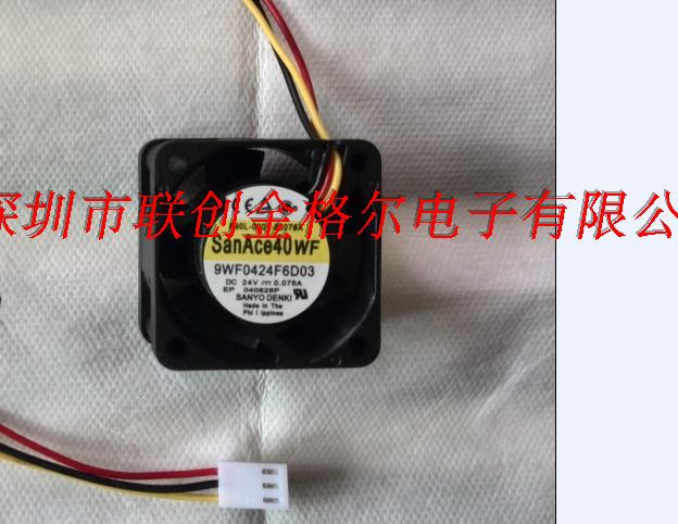 9WF0424F6D03 A90L-0001-0507#A 24V 0.076A 全新现货风扇 - 实物图