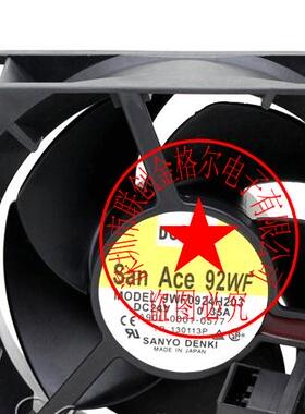 SANACE92WF 9WF0924H205 原装三洋SANYO DC24V 9CM法那科设备风扇