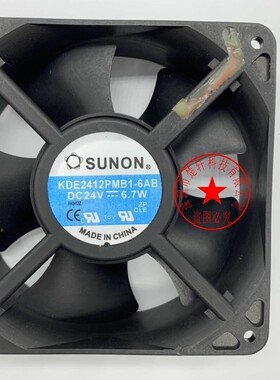 KDE2412PMB1-6AB DC24V 6.7W 插片 原装台湾正品 12038 进口风扇
