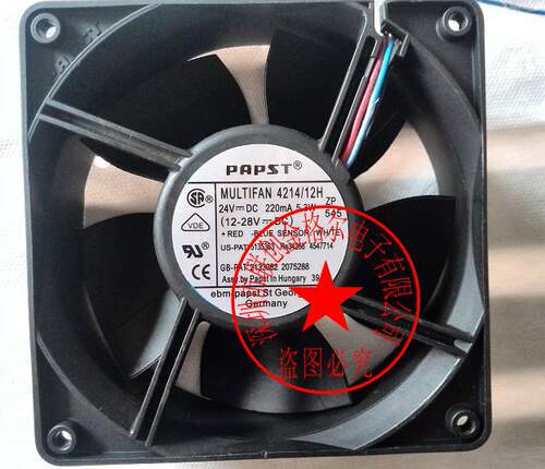 MULTIFAN 4214/12H 原装德国 24V 5.3W 12CM三线轴流风扇
