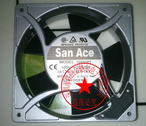 109S005 100V 14W/12W 原装日本120*120*38MM 铝框风扇
