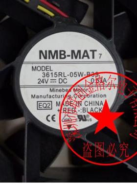 3615RL-05W-B39 三线 24V 0.53A原装正品 9CM大风量变频器风扇