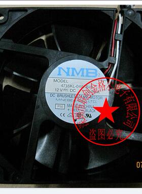 4715KL-04W-B49 -P00 原装日本 12V 0.90A 12038 三线轴流风扇