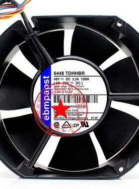6448TDHHBR 48V 3.3A159W 原装正品德国进口 大风量 进口风扇