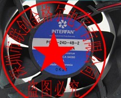 PO117-24D-4B-2 24VDC 0.42A 原装正品日本INTERFAN 2线 进口风扇