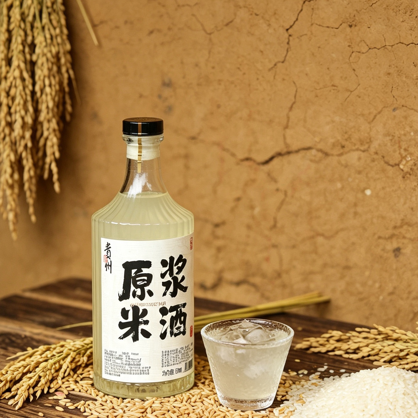 镇小酒甜贵州原浆米酒375ml果酒