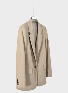 大牌专柜款 女神高阶抗皱垂感休闲西装女oversize小个子西服外套C