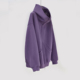 空气感卫衣外套女秋冬紫色宽松休闲外套情侣款 秋冬连帽衫 轻奢加绒