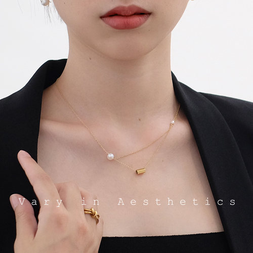 via途经天然淡水珍珠女ins潮