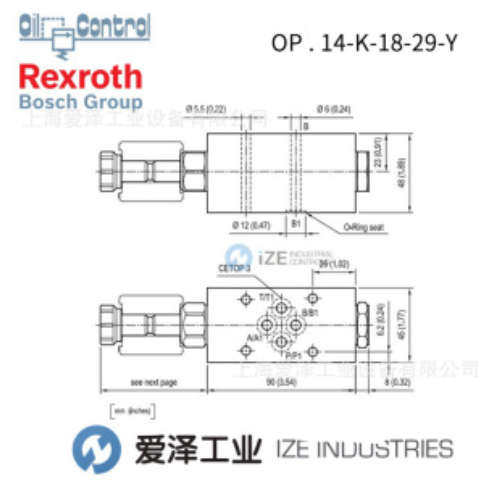 Oil-Control阀OP143118293C00 R934002689力士乐