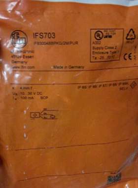 德国IFM易福门接近传感器接近开关 IFT20A IFS703 IFS268 IFS260