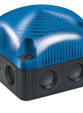 Werma 853.510.55 853系列蓝色双闪烁信标 24V基座/壁挂式LED灯泡
