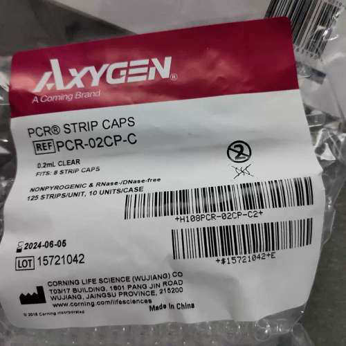 Axygen爱思进PCR-02CP-C/0.2ml八排鼓盖125排/包10包/箱