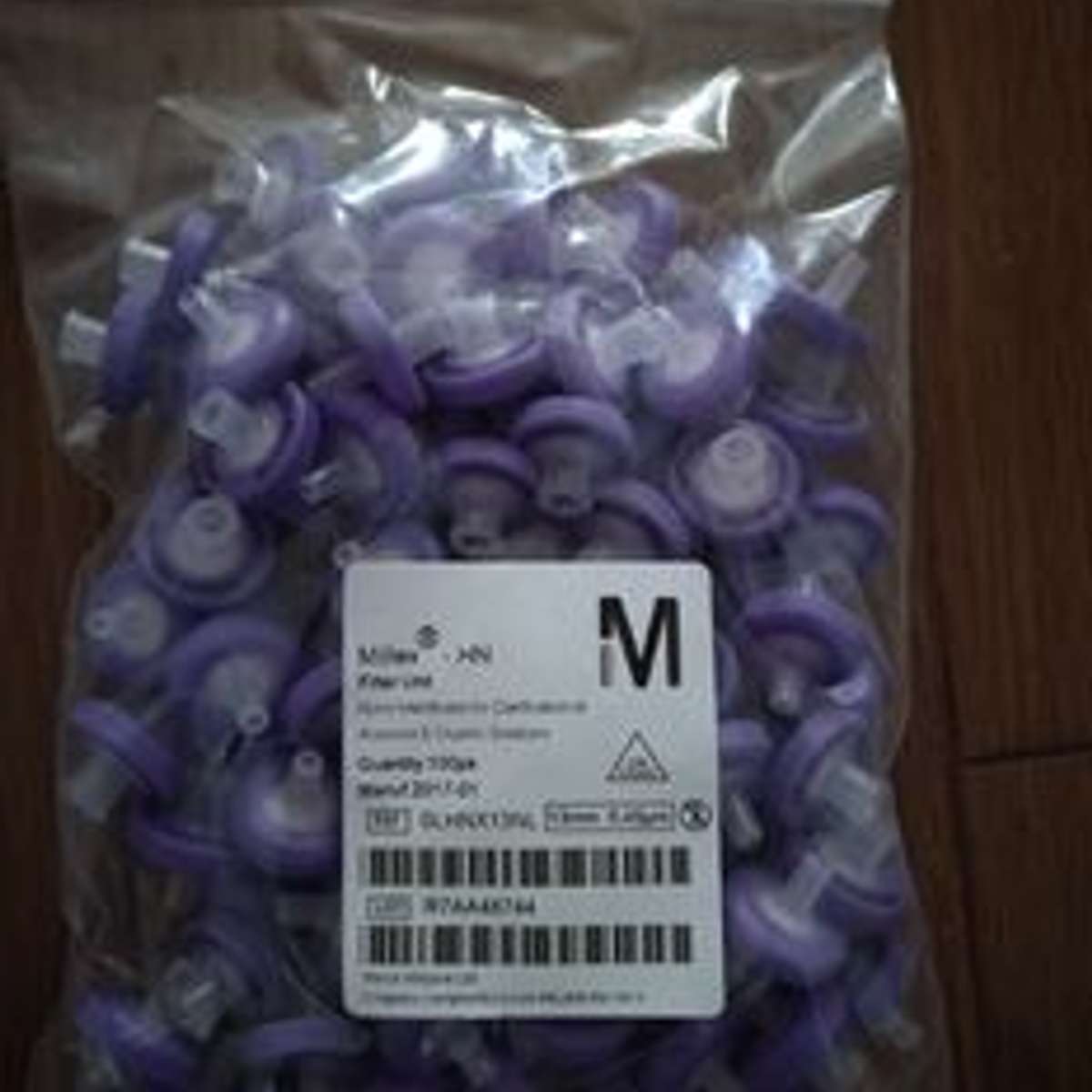 密理博Millex孔径0.45um13mm紫色尼龙膜针头过滤器SLHNX13NL