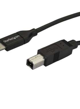 Startech USB2CB2M 星科 USB 2.0 公 USB C 转公 USB B 480Mbps 2