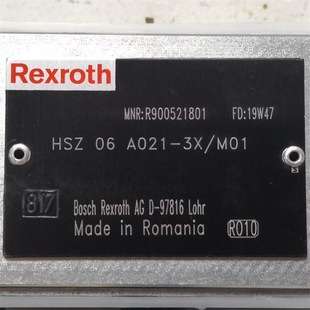 R900521801 HSZ06A021-3X/M01 # Rexroth//力士乐