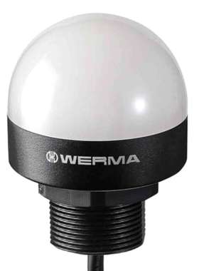 Werma 240.240.55 MC55系列透明信标 24伏基座LED灯泡 IP65