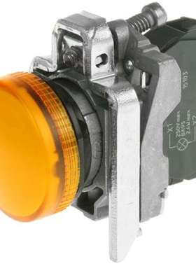 Schneider XB4BV65 施耐德电气和谐 XB4 面板安装橙色指示灯 22mm