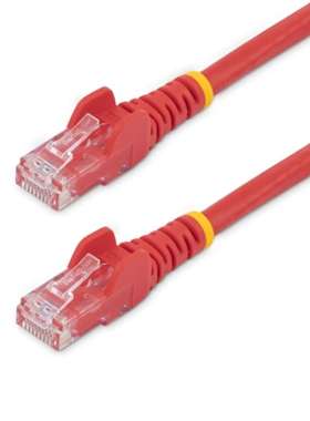 Startech N6PATC150CMRD 星科 1.5米Cat6红RJ45转公RJ45公头U/UTP