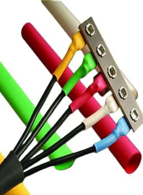 Alpha F221B1/4 BK203 Wire 热收缩管 黑色 0.25英寸套筒 直径 x