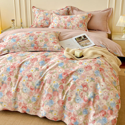加厚全棉磨毛四件套纯棉秋冬保暖
