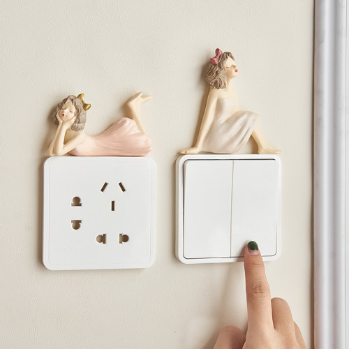 美一处角落开关贴装饰