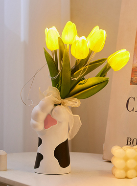 创意猫爪摆件高级可爱桌面客厅家居玄关卧室床头柜子小夜灯装饰品