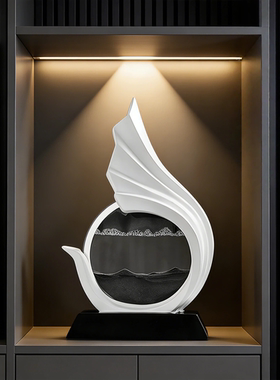 原创设计风声水起酒柜装饰品摆件