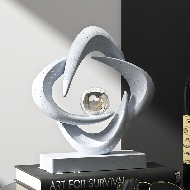 创意现代简约八方来财摆件