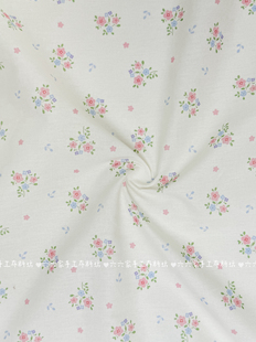 六六家全棉40支数码印花韩系碎花女装童装家居服箱包DIY