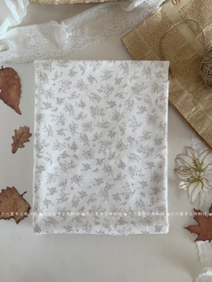 全棉40支印花面料法式复古清新素雅小碎花服装发饰连衣裙包包diy