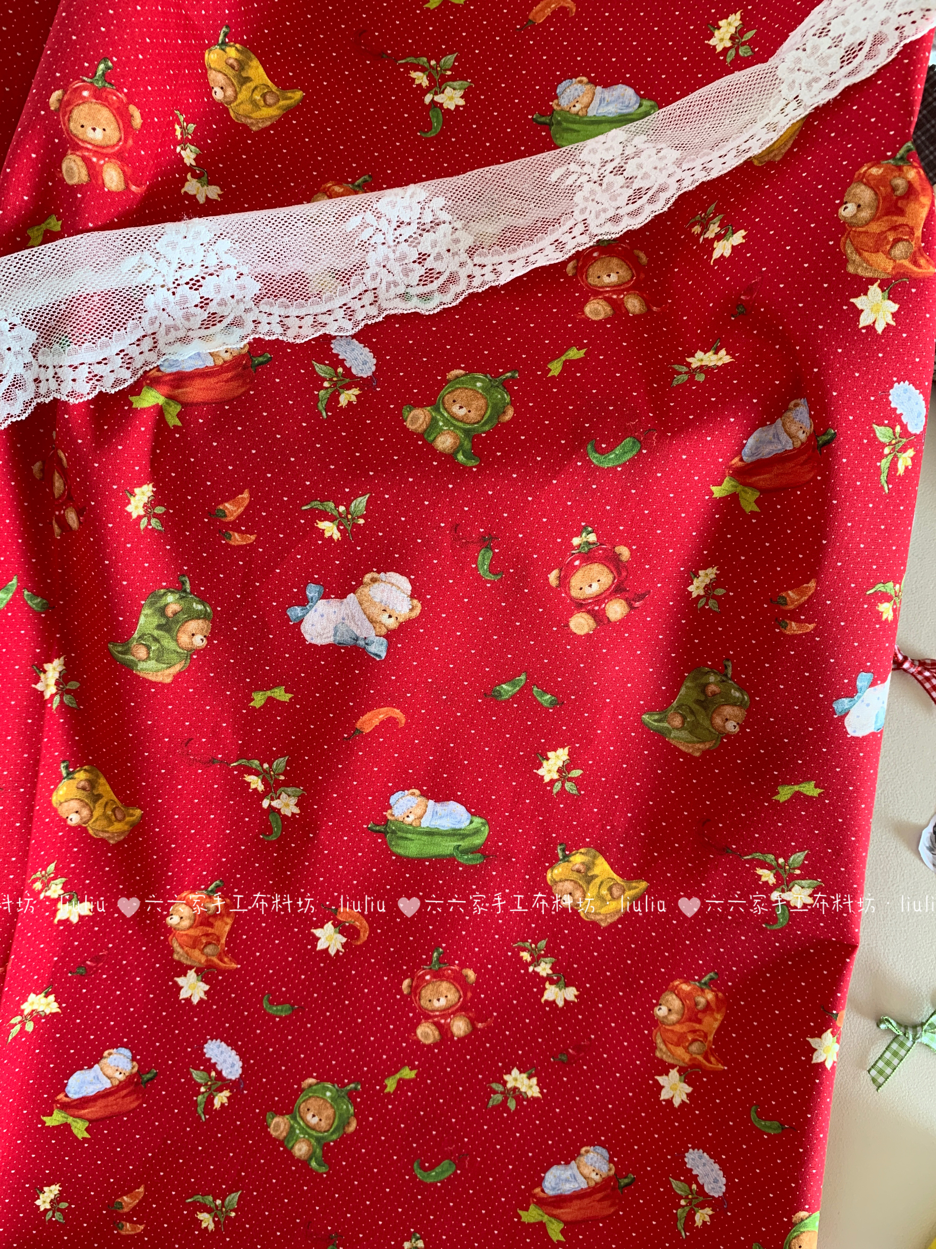 全棉40支印花布可爱点点红色系辣椒小熊服装发饰包包童装diy布料,居家布艺,海绵垫/布料/面料/手工diy,淘宝优惠券,粉丝福利购,淘宝优惠卷