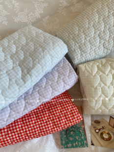 六六家全棉印花绗棉布料ins风百搭格子面料家居服发饰童装 包包diy