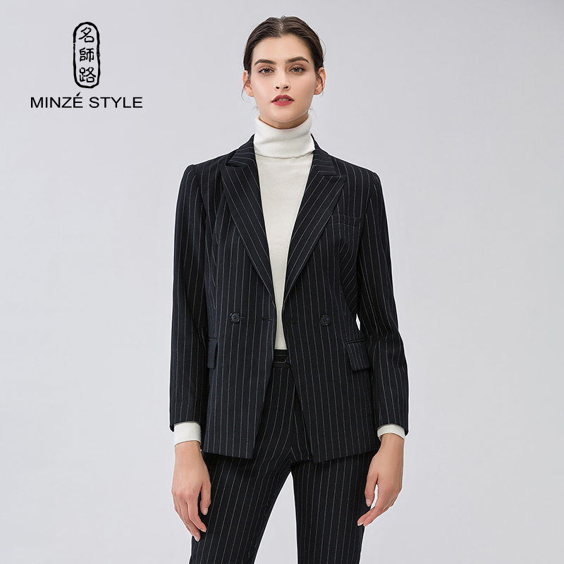 名师路秋冬新款宽松女上衣小西装