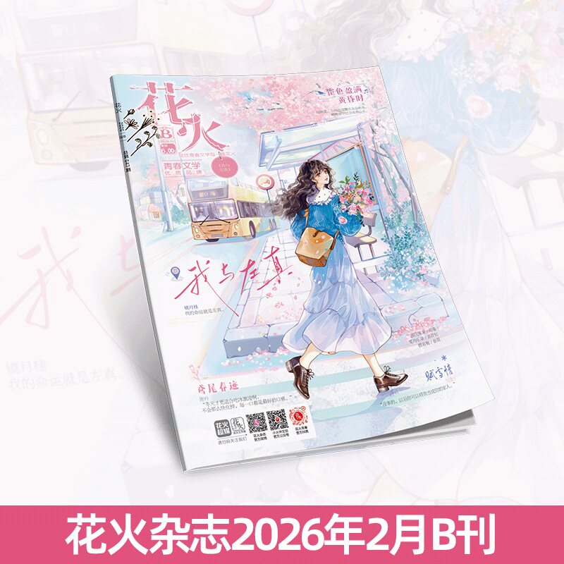正版花火杂志2602B期青春文学短篇我与左真/雀色盈满黄昏时/南水长桥/鸢尾春迹/荼蘼语连载二两只风筝连载四