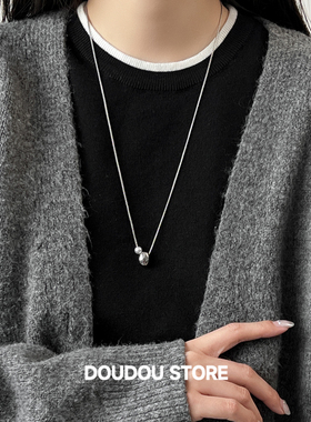 doudoustore简约珍珠项链