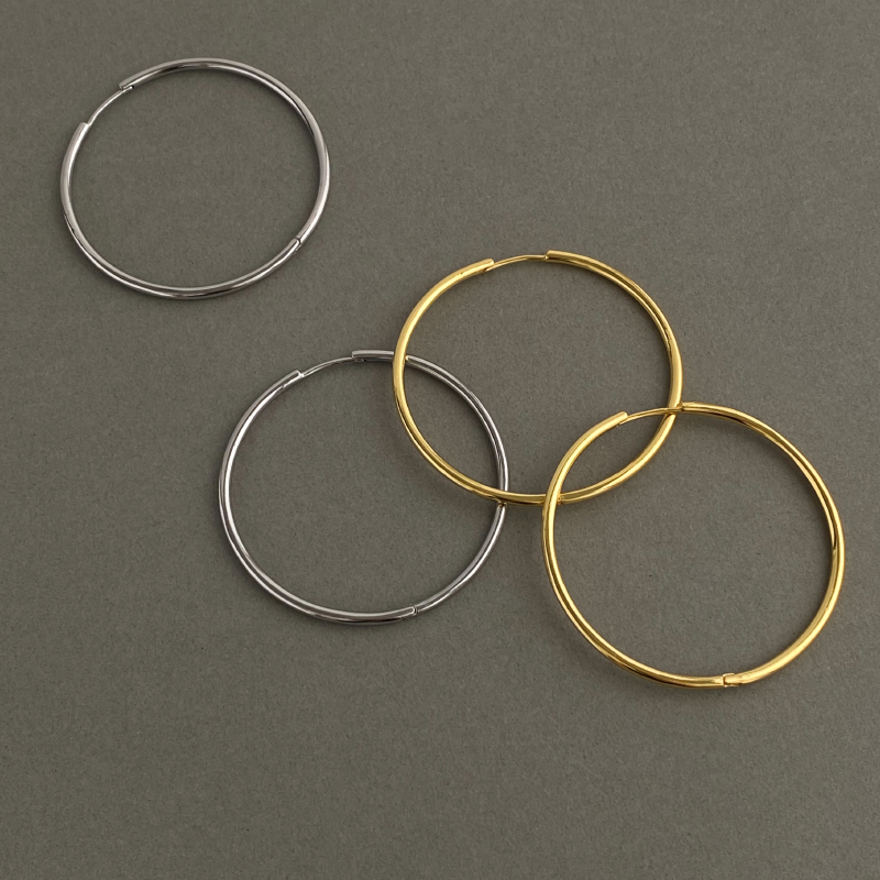 doudoustore夸张大耳圈耳环