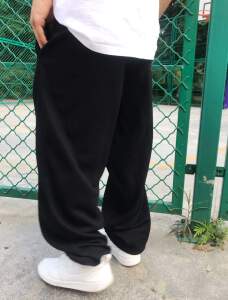 HipHop街头OldSchool街舞篮球90s加肥加大运动裤西海岸宽松卫裤男