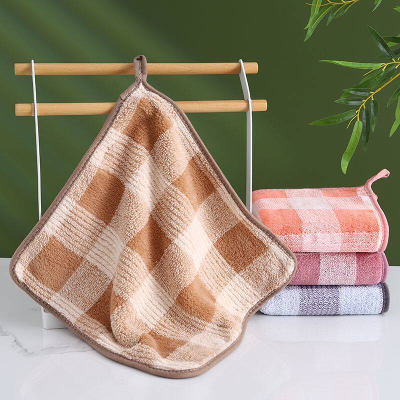 双面擦家用厨房抹布干湿两用吸水不掉毛加厚洗碗布巾不沾油擦玻璃