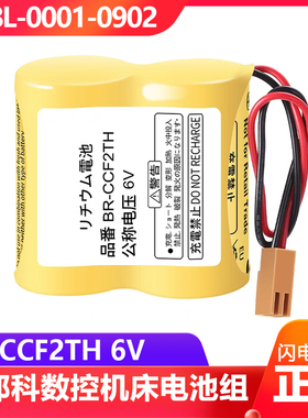 全新发那科BR-CCF2TH 6V锂电池 A06B-6073-K001/A98L-0001-0902