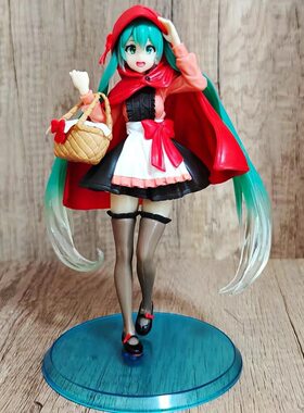 动漫小红帽初音站姿提篮模型
