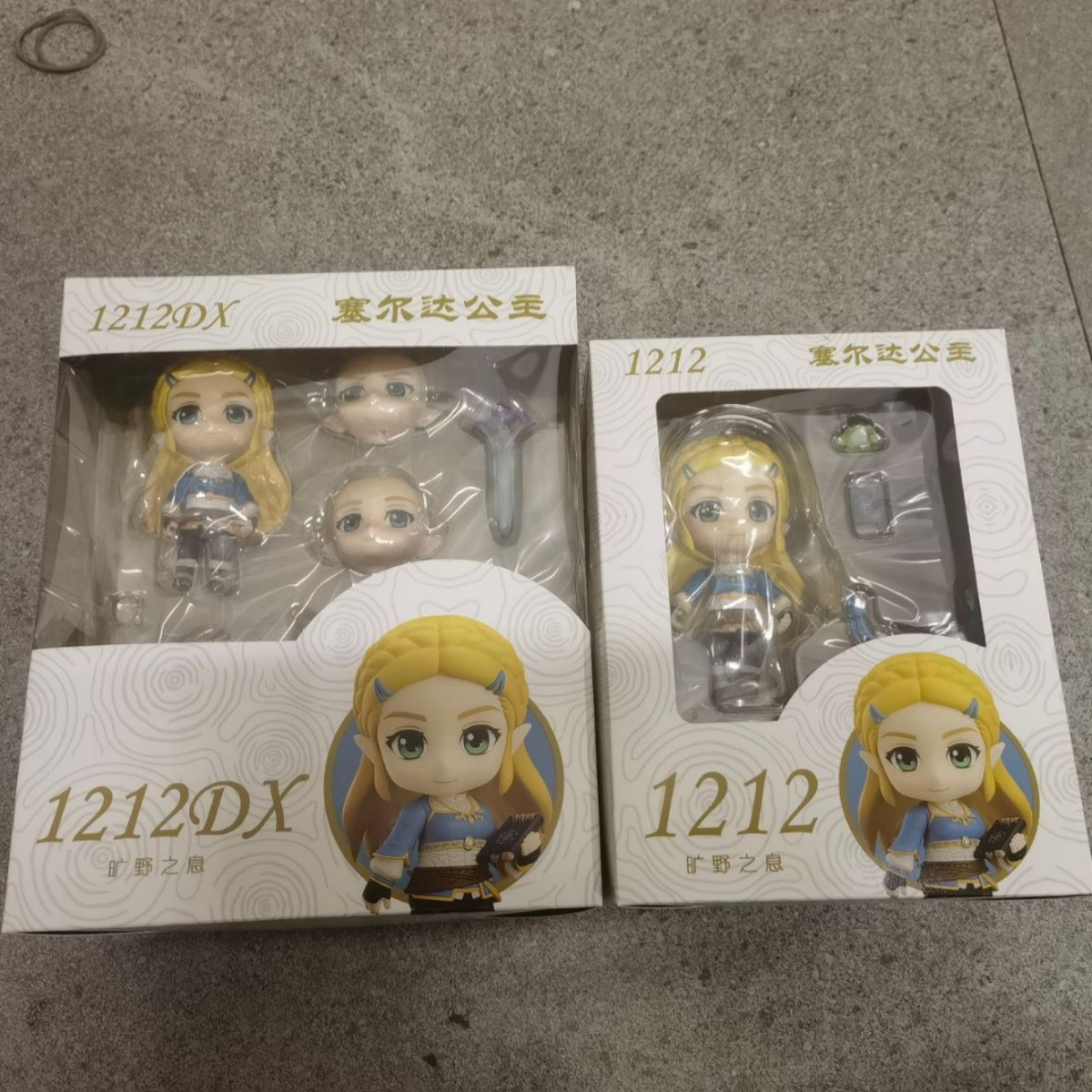 塞尔达传说1212#塞尔达公主手办旷野之息粘土人黏土可动摆件模型