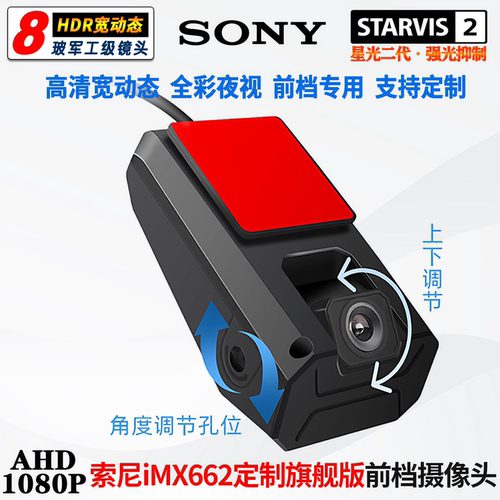 索尼iMX662宽动态旗舰前档镜头