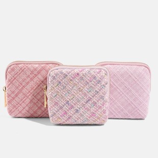 黄金首饰收纳包高端珠宝玉石文玩手链耳饰专用收纳袋绒布拉链包包