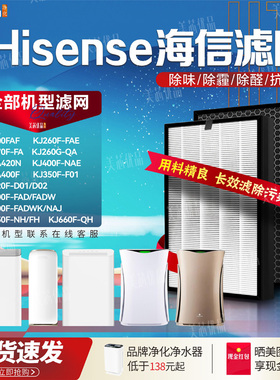 适配海信空气净化器KJ220F/260F/400/260/230/650滤网KJFA420滤芯